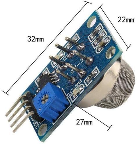 [Australia - AusPower] - 1Pc MQ-135 Air Quality Sensor Hazardous Gas Detection Module for Arduino, Indoor Air Quality Meters Module 