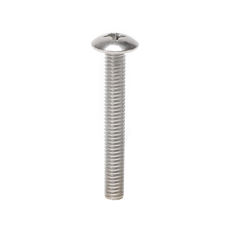 [Australia - AusPower] - 50Pcs M4 x 25mm Truss Head Machine Screws for Cabinet Drawer Knob Pull Handle, 304 Stainless Steel, Phillips Drive 50 