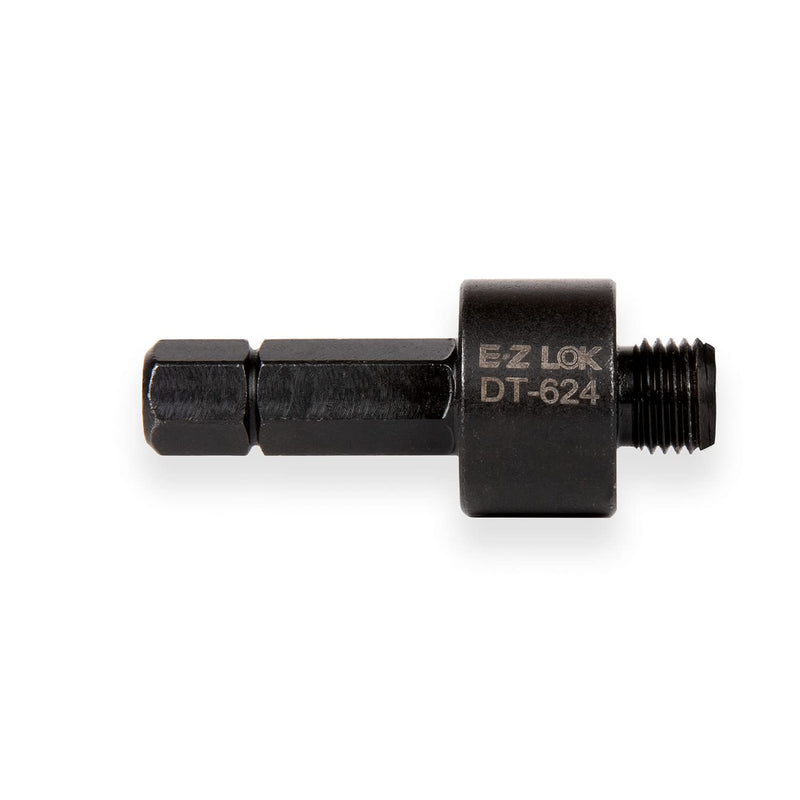 E-Z LOK 400-624 Threaded Inserts for Wood, Installation Kit, Brass, Includes 3/8-24 Knife Thread Inserts (5), Drill, Installation Tool 3/8-24 (5 Count)