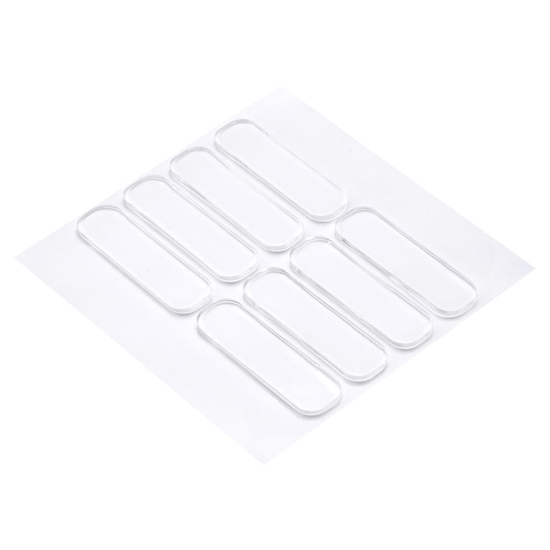 uxcell 40Pcs Cabinet Door Bumper, Quiet Clear Door Slam Stopper - Rubber Soft Close Bumpers Self Adhesive Rubber Bumpers - 1.38 x 0.39 x 0.08 Inch for Shower, Drawers, Toilet Lids 40