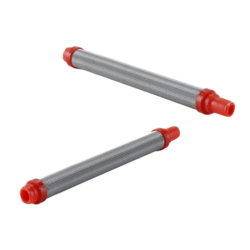 Pack of 5 200 Mesh Airless Sprayer Red Filter Insert 304 Stainless Steel Elements Replacement for Paint Coating Tools