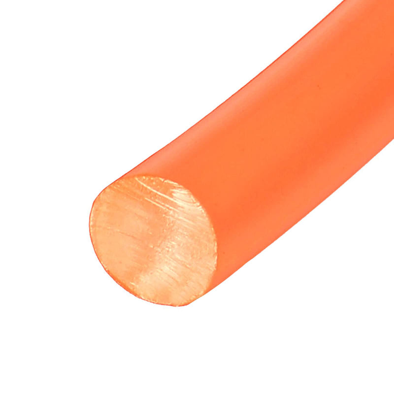 [Australia - AusPower] - uxcell 10ft 2mm Green 3mm Orange PU Transmission Round Belt High-Performance Urethane Belting for Conveyor Bonding Machine Dryer 2pcs 
