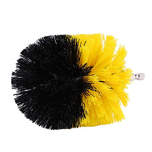 Duokon Drill Brush Tile Grout Cleaner Bathtub Toilet Brush PP Bristles Drill Attachment Cleaning Tool(3.5in)