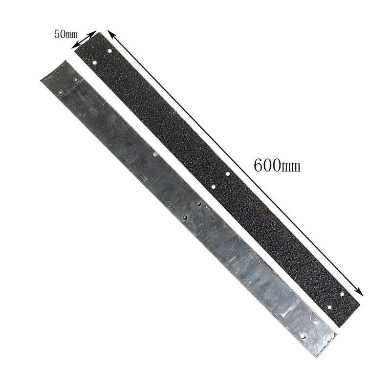 Anti Slip Grip Strips for Stairs, 2" x 24" Heavy Duty Non Slip Decking Strip, Aluminum Alloy Staircases & Floor Security Hardware Prevent Falls (3 Pack, with Screw)