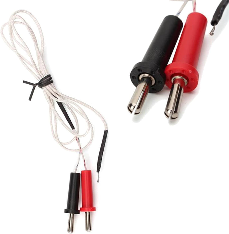 [Australia - AusPower] - Handheld K Type Surface Thermocouple Temperature Sensor 100cm Wire Banana-Type Plug Probe Measurement Range -50°C -350°C K Type Thermocouple Probe Temperature Probes and Sensors 