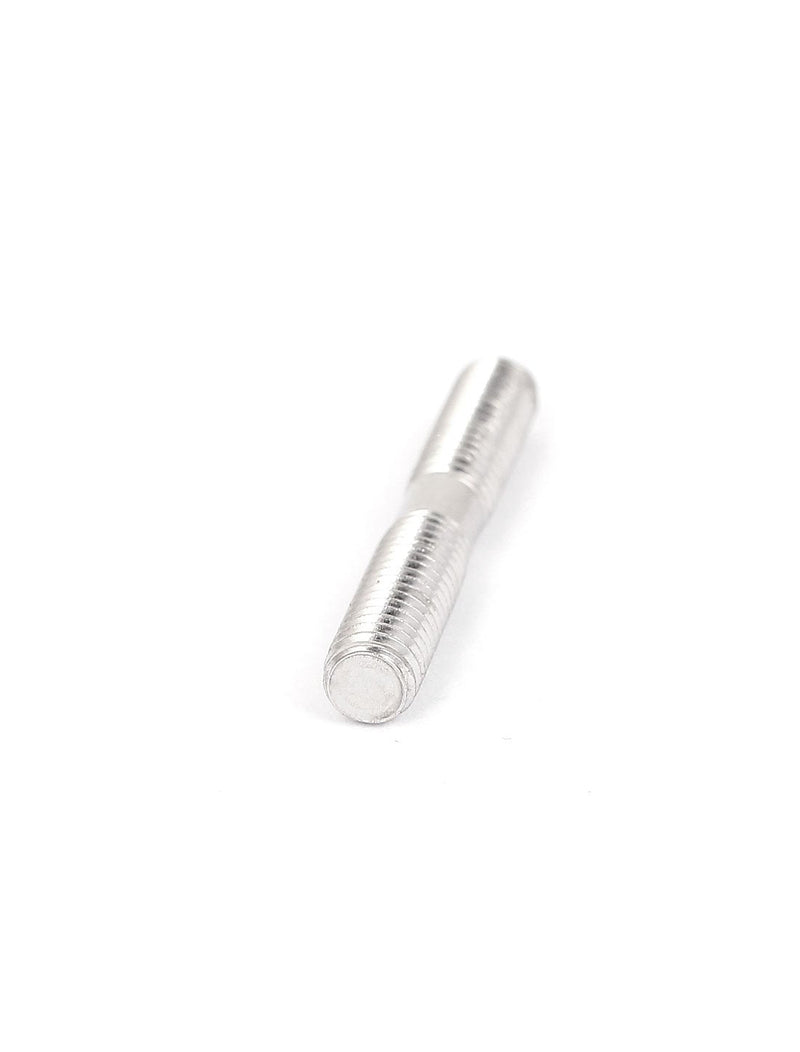 [Australia - AusPower] - uxcell M6x40mm 304 Stainless Steel Double End Threaded Stud Screw Bolt 5Pcs (Pack of 2) One Size (Pack of 2) 
