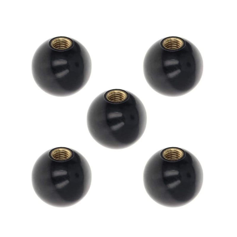 [Australia - AusPower] - 5Pcs Ball Lever Knob, Ball Lever Knobs, M8 Female Thread Machine Handle 32mm Diameter Round Handle Ball Knob for Machine Tools 