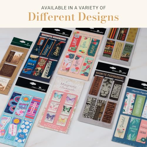 Christian Art Gifts Magnetic Scripture Bookmark Set for Men & Women Salvation Regular