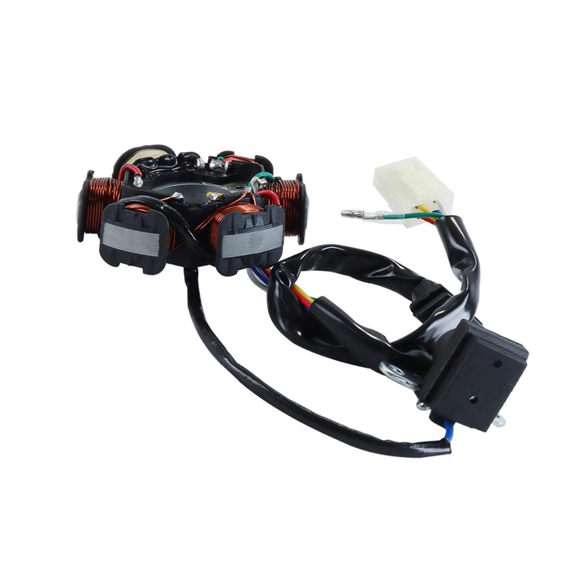 125 Lichtmaschine, Lichtmaschine 50 cm, Generator-Magneto-Statorspule, 6 Spulen, 5-Draht-Motorrad-Magneto-Statorspule, Ersatz für 50 CC 70 CC