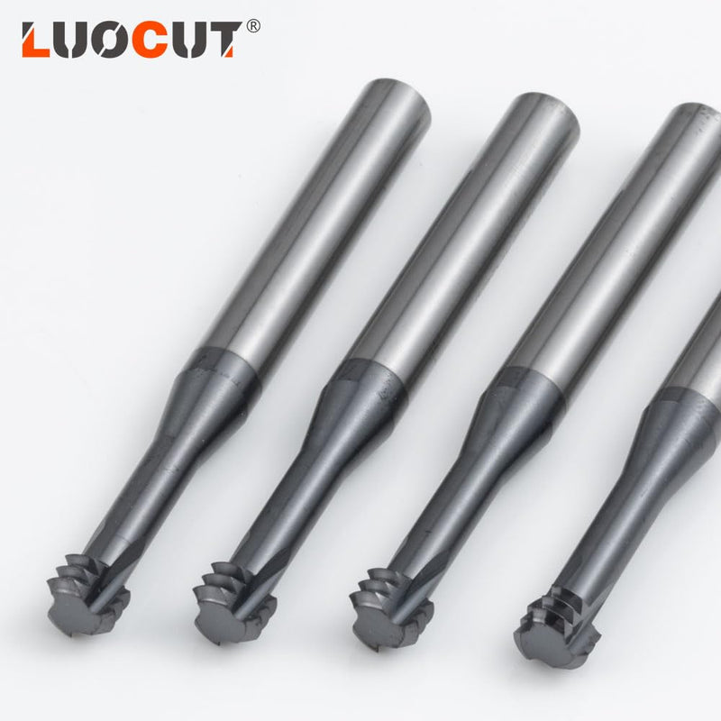 [Australia - AusPower] - Metric thread Milling cutter Solid carbide for stainless steel Thread Angle 60 Degrees CNC for Metal Working Replace Taps-(M3 1pcs;M4 1pcs;M5 1pcs;M6 1pcs?M8 1pcs) 3PMZH-M3/M4/M5/M6/M8 