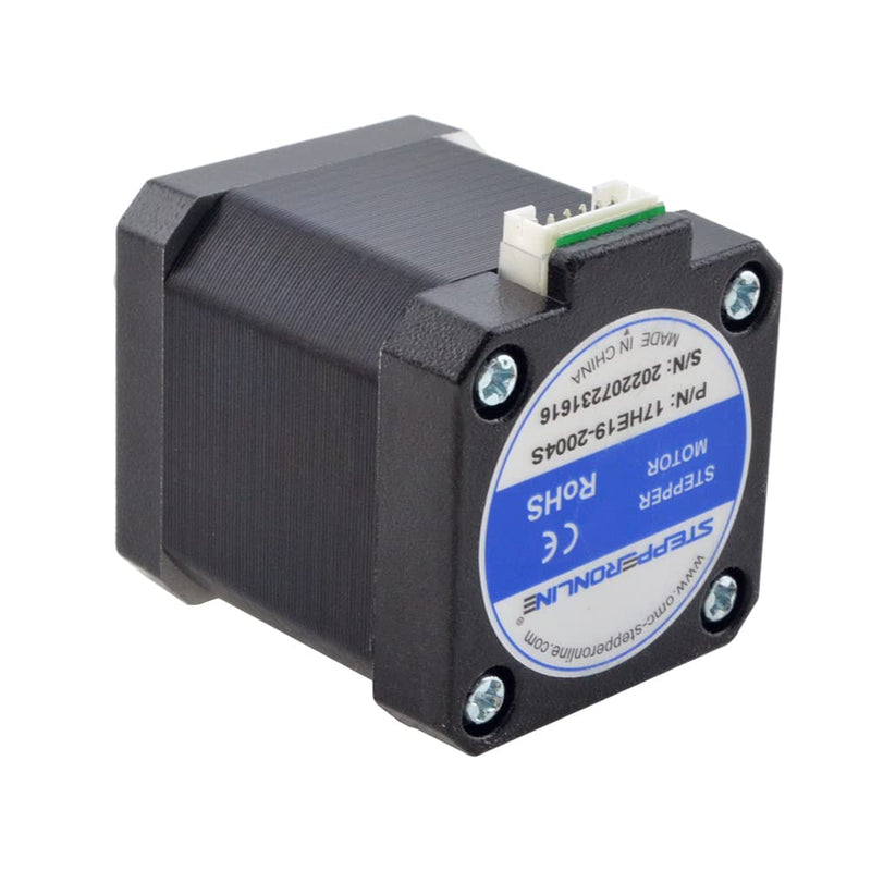 [Australia - AusPower] - STEPPERONLINE Nema 17 Stepper Motor 2A 55Ncm Bipolar 1.8 Degree 4-Lead for 3D Printer CNC Extruder, 3 Pack 42*48 