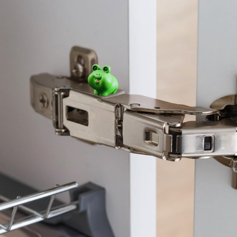 [Australia - AusPower] - Door Hinge Heads Decorative Topper - Hinge Head Frog Set of 6 - Magnetic Hinge Head Trinket - Hinge Pin Topper Miniature Animal Figurine 