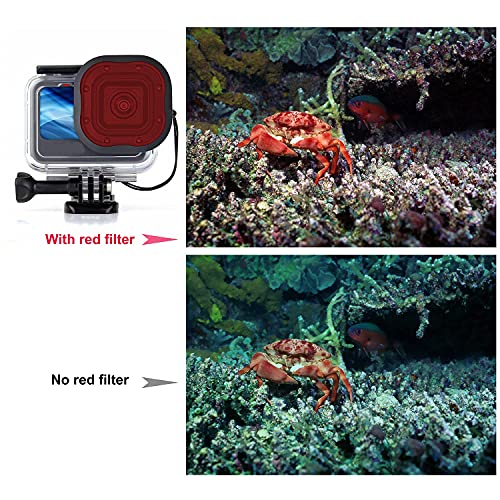 4-Pack Dive Filter for GoPro Hero 13 12 11 10 9 8 Official Housing