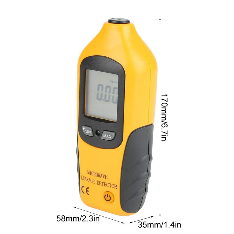 [Australia - AusPower] - Digital Microwave Detector, HT-M2 Digital LCD Display Microwave Leakage Detector High Precision Radiation Meter Tester 