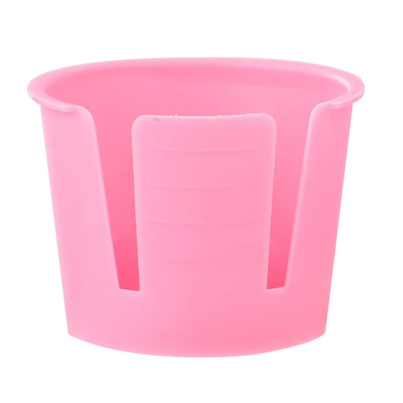 [Australia - AusPower] - ARTIBETTER 50pcs Plastic Dappen Dish Disposable Mixing Bowls Small Plaster Cup Container for Dental Nails Acrylic Tattoo Red 