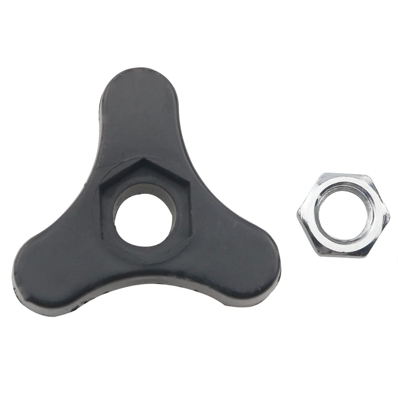 [Australia - AusPower] - Metal Desk Lamp Mount Stand Swing Arm Drafting Light Clamp Holder Bracket Clip, Black 