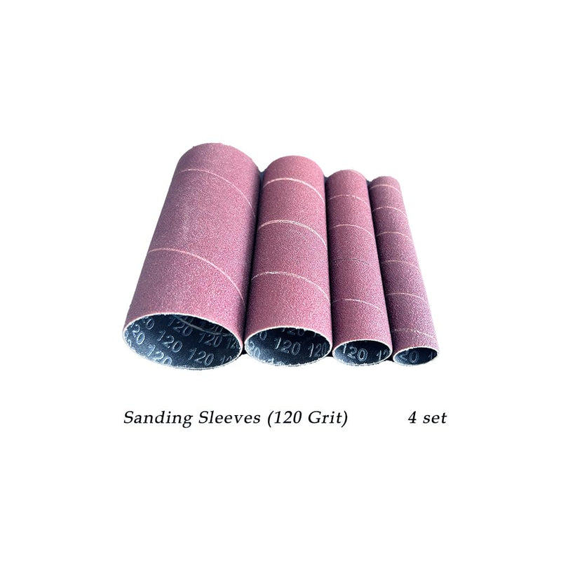 [Australia - AusPower] - Spindle Sander Drum Kit Including Sanding Cylinder, Sanding Drum (OD 3/4", 1", 1-1/2", 2") and Sanding Sleeves (80 Grit, 120 Grit and 240 Grit) 