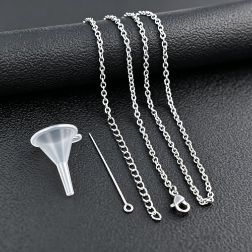 Chinese Dragon Cremation Necklace for Ashes — Dragon Urn Pendant Memorial Keepsake Jewelry for Men Women, Sympathy Remembrance Ash Holder with Screw-Top Seal Silver
