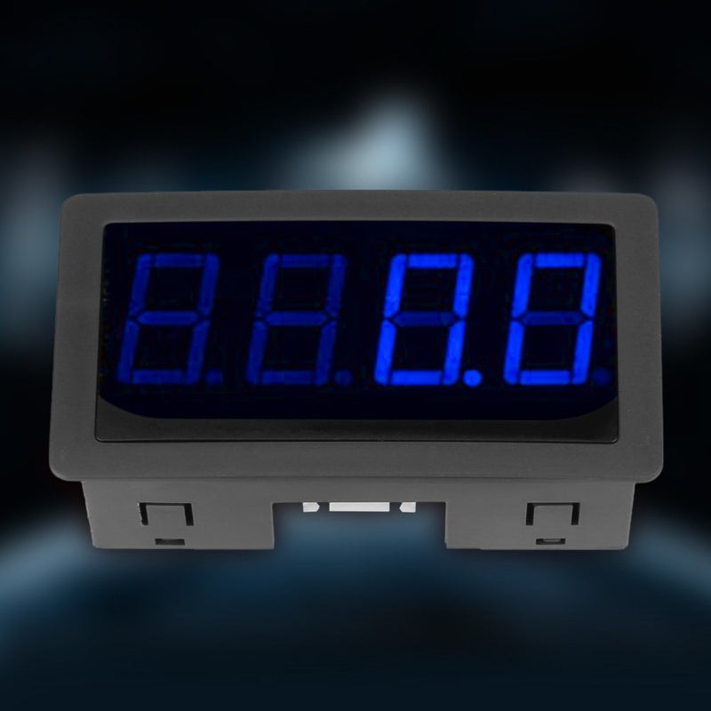 [Australia - AusPower] - Ticfox 4 Digital LED Display Tachometer, Speed Display Speedometer, RPM Speed Meter with Hall Proximity Sensor NPN/PNP Input, 10-9999RPM Range (Blue) blue 