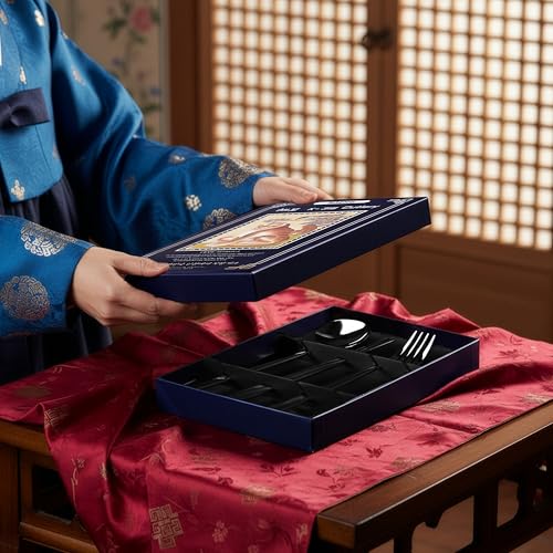Korean 316 Stainless Steel Cutlery Set for 1