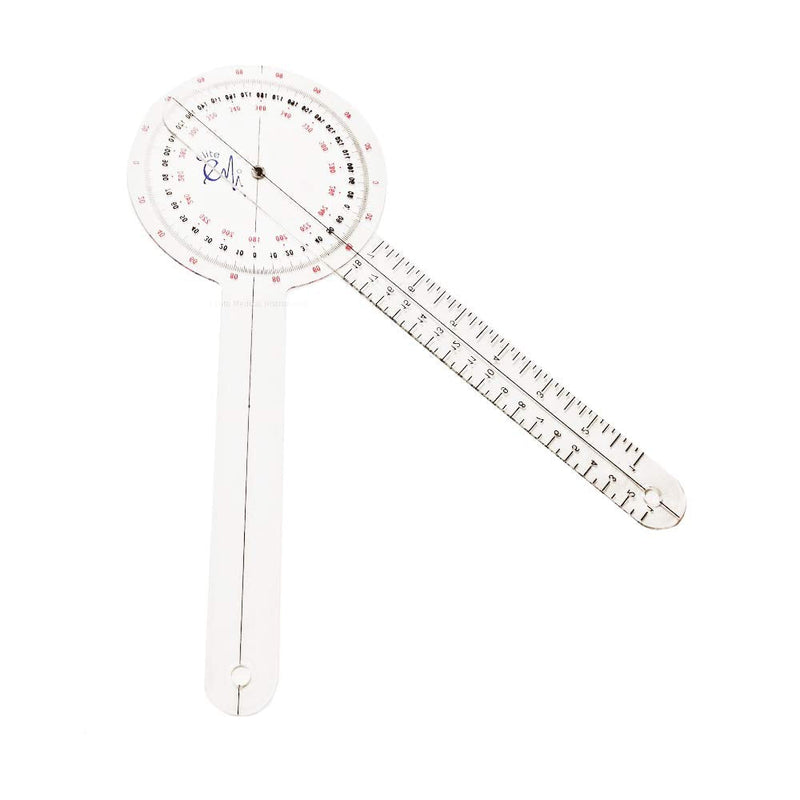 [Australia - AusPower] - EMI Goniometer Set – 12", 8", 8" Spinal | 3-Piece Medical Goniometer Kit for Physical Therapy, Rehabilitation & Joint Measurement | EGM-428 