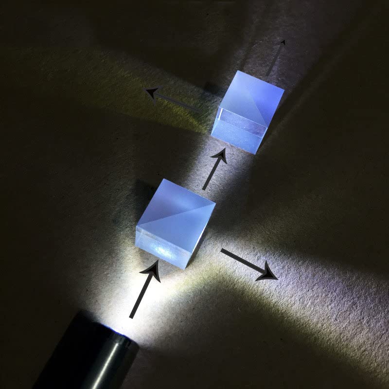 NYJLGD 10mm 50:50 dichroic beam splitter cube prism in optical glass for spectrometer accessories