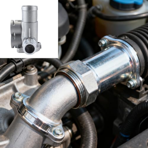 037121132B Aluminum Engine Cooling Radiator Hose Quick Connector Compatible with Various Models of Sedan and Van