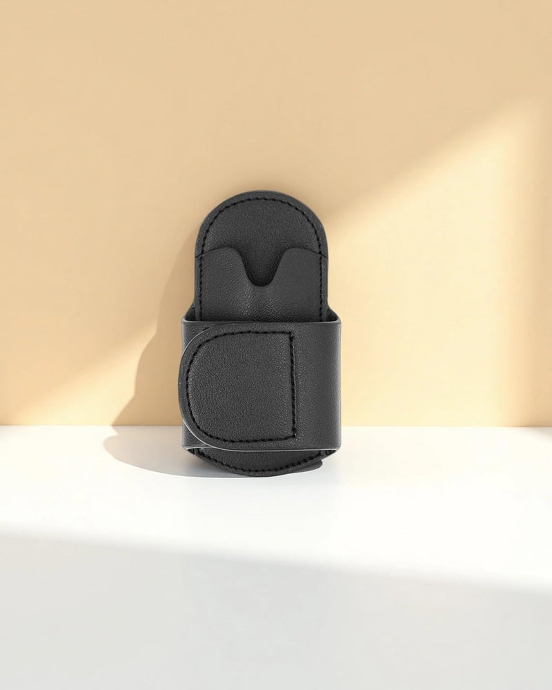 [Australia - AusPower] - Stethoscope Holder Hip Clip for 3M Littmann and Most Stethoscope, Lightweight PU Leather Hip Belt Holder Clip, Compact & Portable Protective Carry 