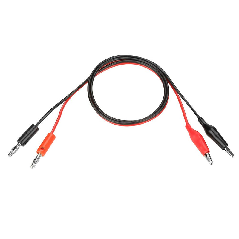[Australia - AusPower] - Banana Plug to Alligator Clip Test Lead Cable Line Wire Output Cable Line Multimeter Banana Plugs to Clip Test Probe Lead Wire 30V 5A 80cm Test Leads Set for DC Regulated Power Supply 
