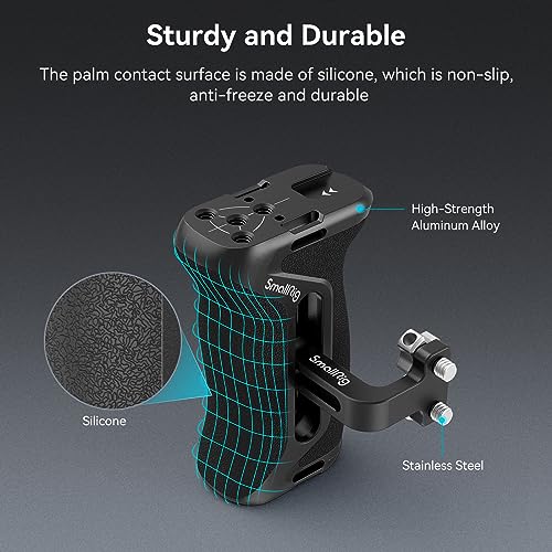 SmallRig Aluminum Side Handle with 1/4"-20 Screws Screws Side Handle