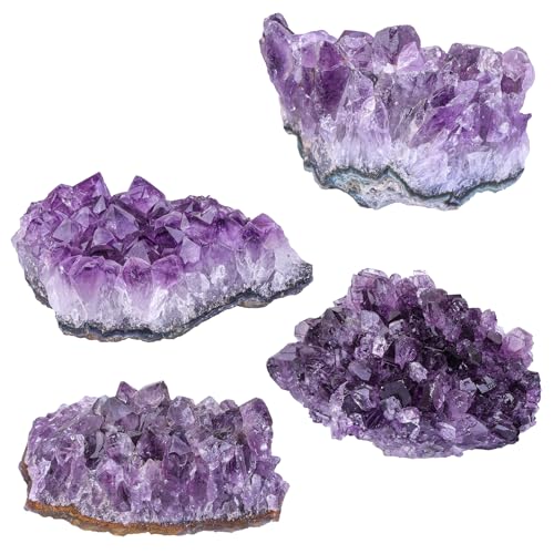 Natural Amethyst Crystal Geode Raw Amethyst Crystal Cluster 0.88-1.1 lb(400-500g)