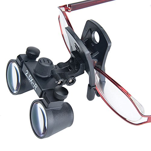 [Australia - AusPower] - 2.5X Binocular Loupes DY-109 Clip-on Type Magnifier Optical Glass 