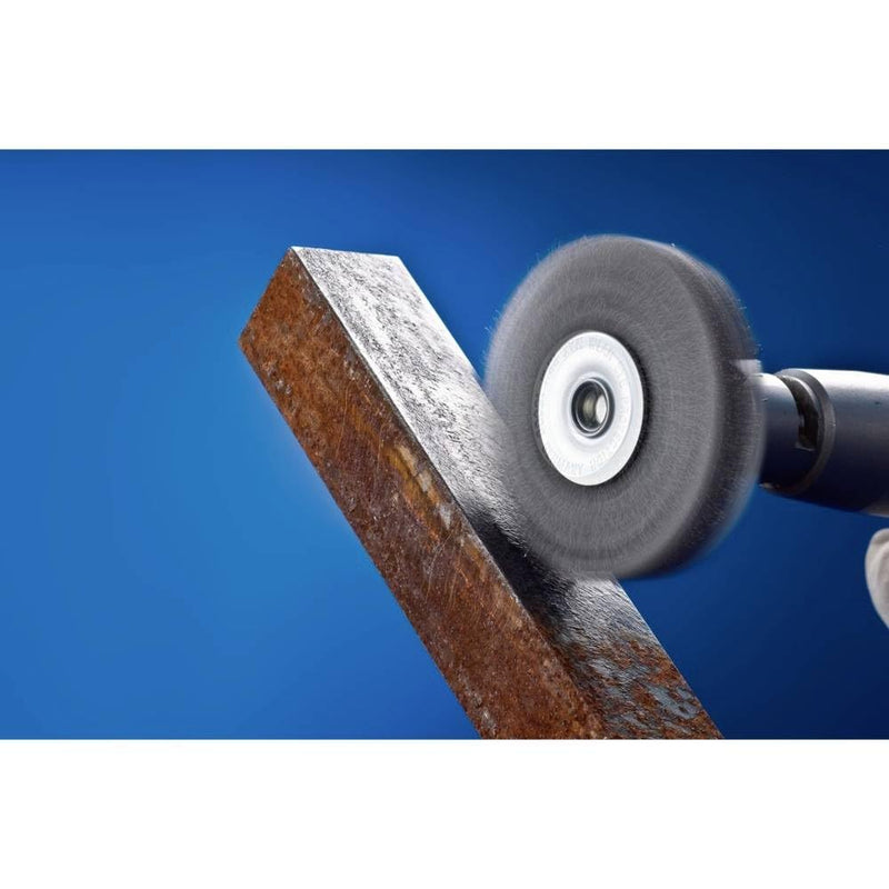 [Australia - AusPower] - PFERD Round Brush Untwisted RBU | Diameter 70 x 15 mm Shaft Diameter 6 mm Steel Wire Diameter 0.30 | 43198004 - for Straight Sanders, Drills, Bending Shafts Round brush with shaft 6 mm Ø 70 Unknotted; trimming material steel 0.30 mm 