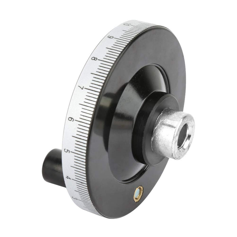 Garosa Milling Hand Wheel 10 * 80mm Round Handwheel Wheel Hand Crank Revolving Handle Wheel Solid Hand Wheel Scale Handwheel Machinery Accessory for Lathe Milling Machine Grinders