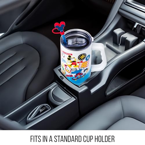 Silver Buffalo Disney Mickey and Friends Donald Duck Goofy, Tumbler, 40oz 40 Ounces