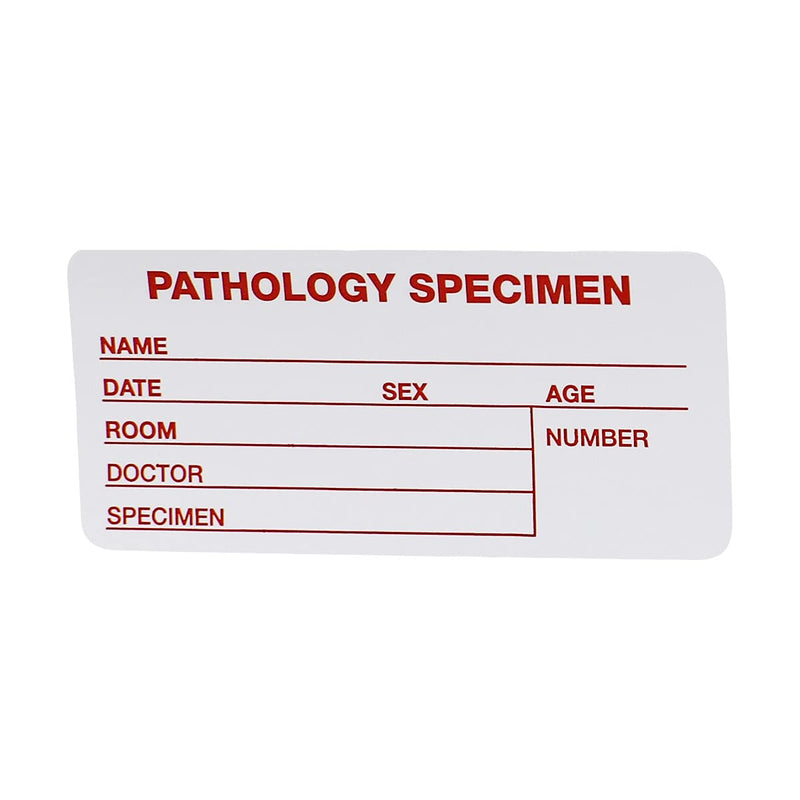 Pathology Specimen Medical Healthcare Labels 1.125 x 2.375 Inch 500 Total Labels