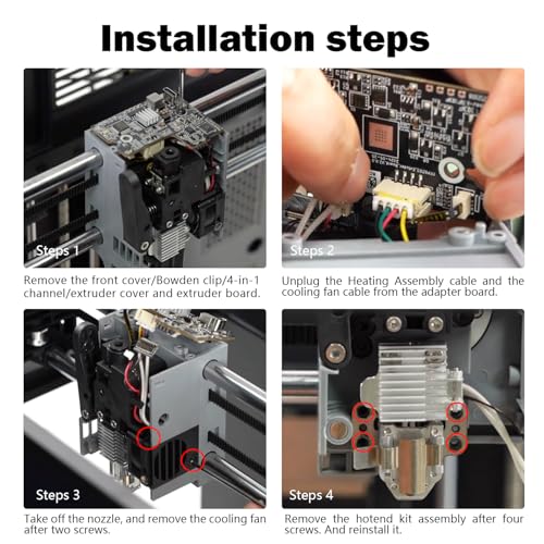 AD5X Flashforge Hotend Heater Kit with Thermistor 1PC