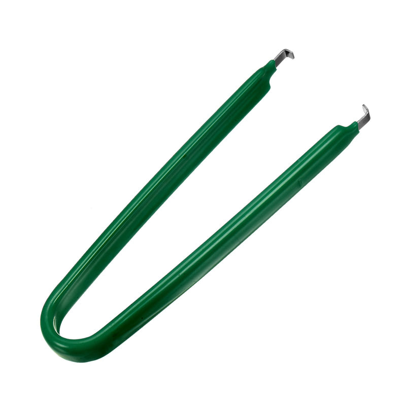 QUARKZMAN IC Puller Chip Extractor Stainless Steel with Insulated Vinyl Handle Green 1 Pack