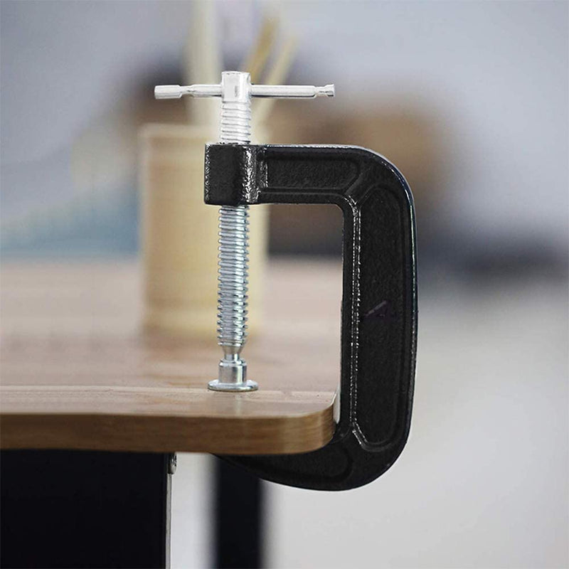 [Australia - AusPower] - 2 Inch C-Clamp Set, Heavy Duty Steel C Clamp Industrial Strength C Clamps for Woodworking, Welding, and Building (4Pcs) 4pcs 