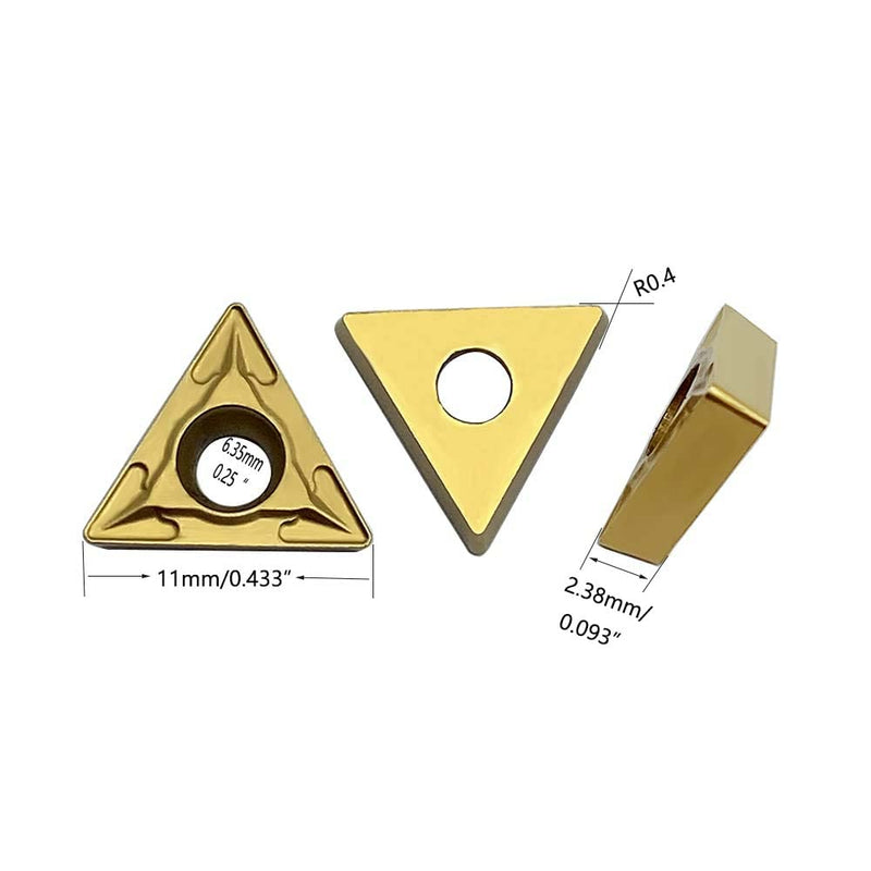 [Australia - AusPower] - S08K/S10K/ S12M-STFCR11 Boring Bars 91° Internal Turning Holder 3pcs with 3pcs TCMT21.51 Carbide Inserts for Machining Steel Parts and Stainless Steel 3PCS Holder with 3pcs TCMT110204 