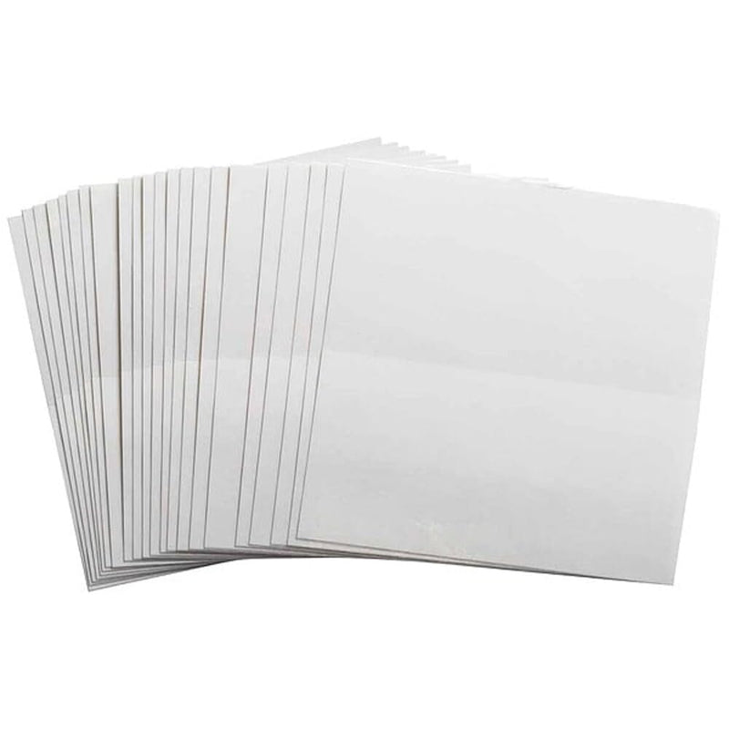 Brady 60324 4-1/2" Width x 4-1/2" Height, Polyester, Clear Overlays for Large HMIG Pin-Feed Label (Pack of 100)