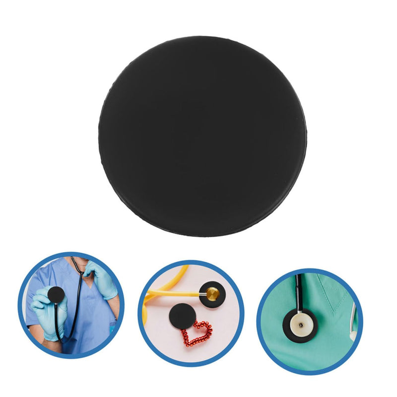 [Australia - AusPower] - 10pcs Black Silicone Stethoscope Covers Fit Ear Guard Sleeves for Doctors Easy to Clean Noise Replacement Protectors 