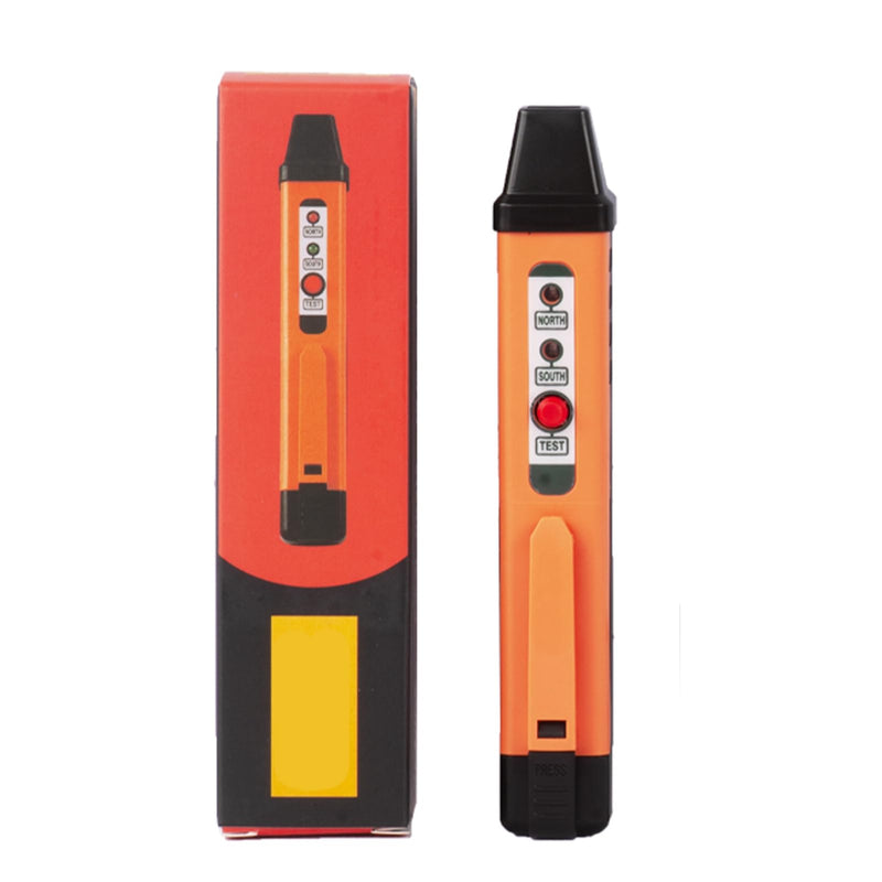 [Australia - AusPower] - 862M±5MT High Sensitivity Magnetic Pole Pin, Portable LED Polarity Identification Tool, North South Pole Tester, 10 Hours Service Life for Field Identification, Default 