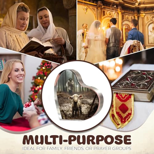 Christian Gift for Women, Jesus and Lamb Baptism Thank You Easter Gift Bapstism Gift