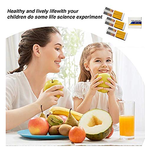 Pack of 240 pH Indicator Test Strips, 1-14, Litmus Paper, Ideal for Testing many Everyday Substances 1-in-1