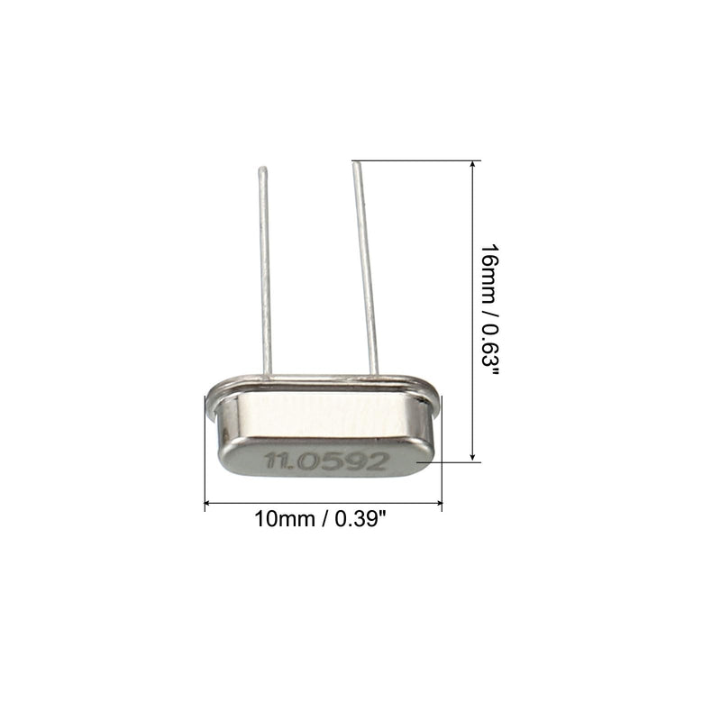 [Australia - AusPower] - PATIKIL Crystal Oscillator Assortment Kit, 15pcs 15 Values 4M to 48M Crystal Resonators Assorted Set 