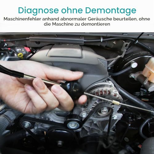 Mechanical Stethoscope, Motor Stethoscope, Mechanic Sensitive | Hearing aid, machine diagnostic tester, car engine diagnostics, for cars, mechanical internal noise detection