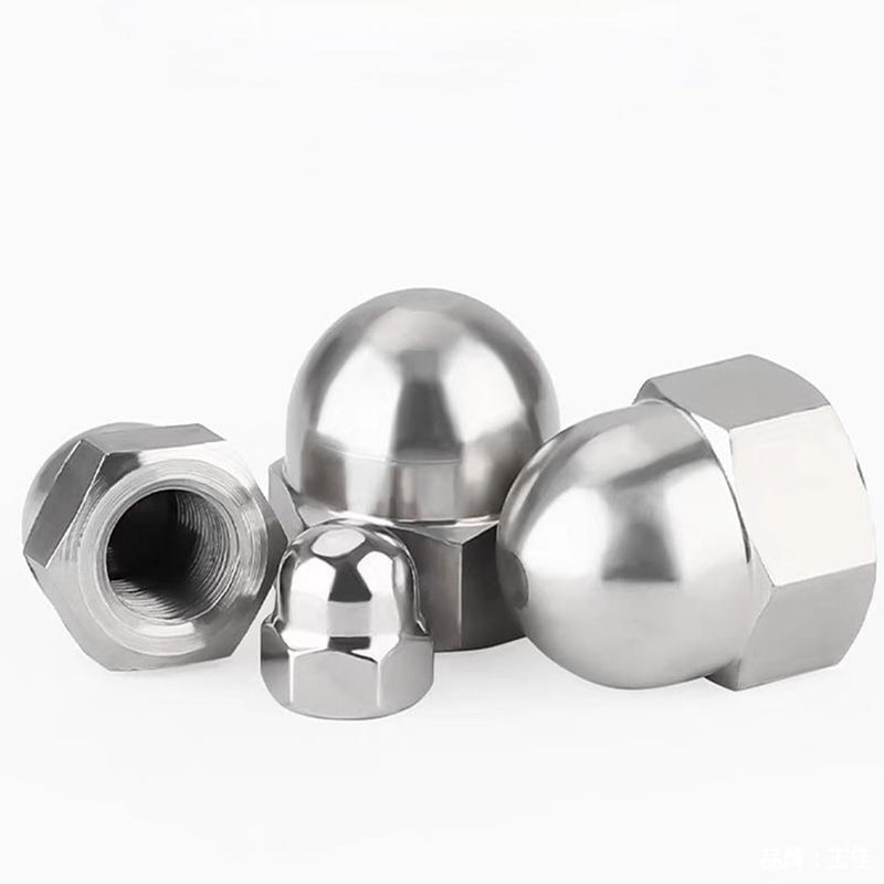 [Australia - AusPower] - 1/4-20 Stainless Acorn Nuts (30 Pack), 18-8 (304) Stainless Steel Bright Finish Full Thread Anti Corrosion Coarse Acorn Nut Commercial Grade Hardware Nuts for Boats, Dock, Car 1/4-20 