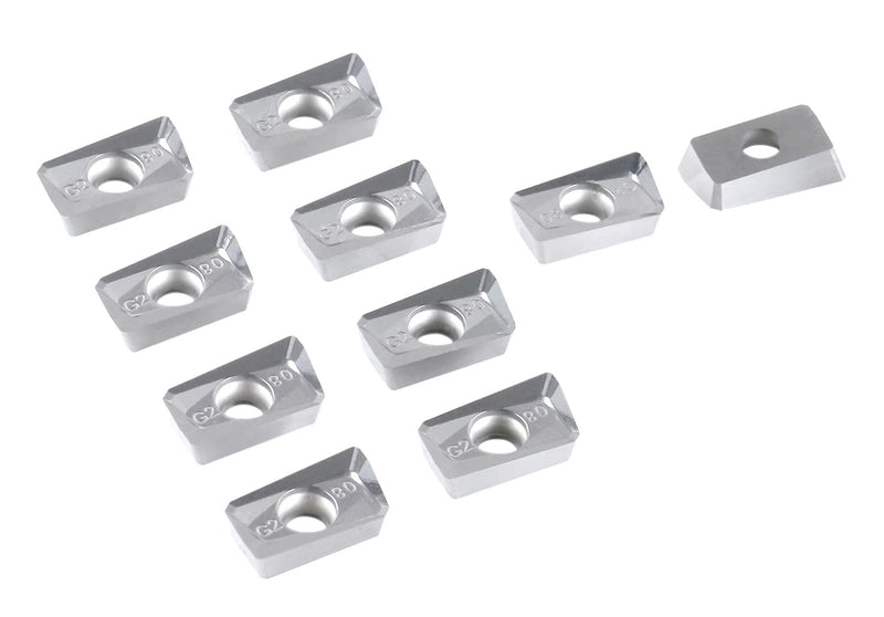 [Australia - AusPower] - Accusize Industrial Tools Apkt160408-Lh Carbide Inserts for Machining Aluminum, 10 Pcs, 0058-1604x10 