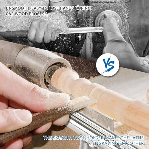 J Curved Lathe Tool Rest, 1 Inch 25mm Post Hardened Steel Wood Turning Tool Rest, Lathe Tool Rest for Bowl Turning